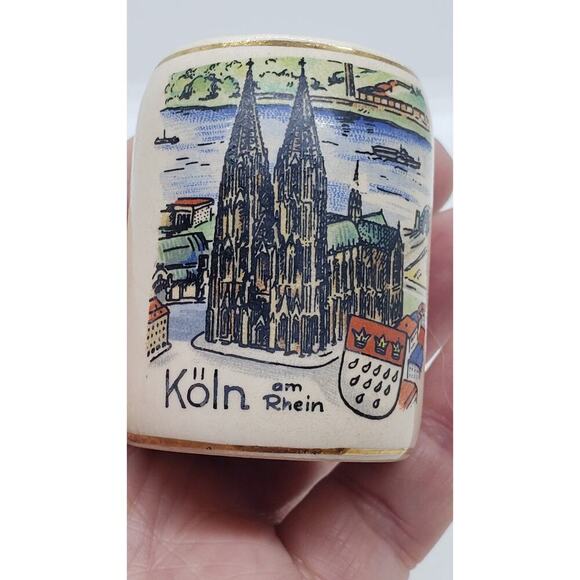 VINTAGE Miniature Beer Steins Mugs Germany Set Of 2 - Picture 7 of 16